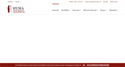 Desktop Screenshot of huma-gym.de